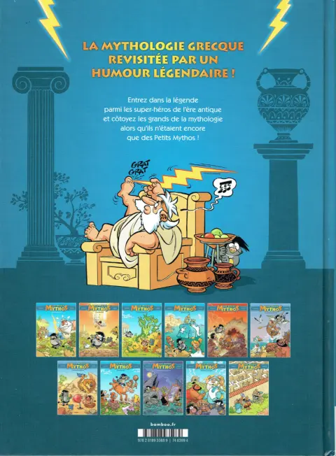 Verso de l'album Les Petits Mythos Tome 6 Les dessous de l'odyssée