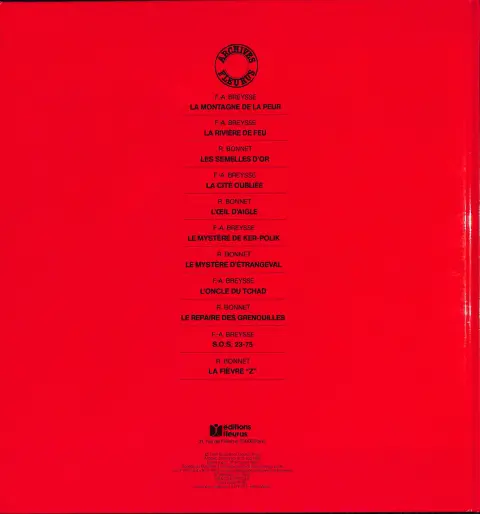 Verso de l'album Fripounet et Marisette Tome 3 La Fièvre Z