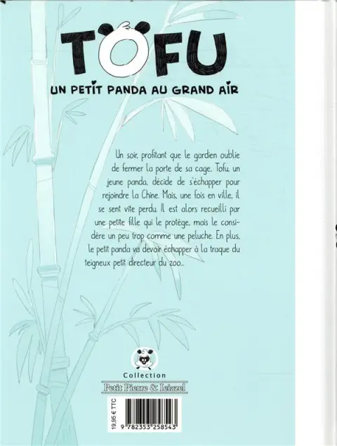 Verso de l'album Tofu Un petit panda au grand air