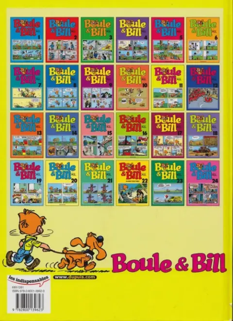 Verso de l'album Boule & Bill Tome 11
