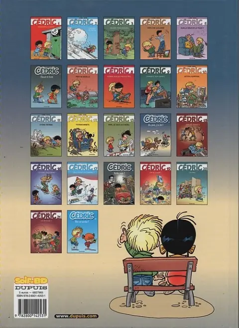 Verso de l'album Cédric Tome 14 Au pied, j'ai dit !