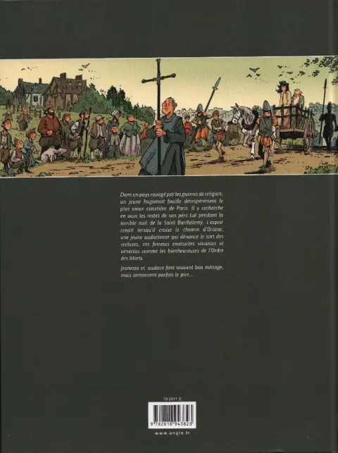 Verso de l'album Le Cimetière des Innocents Tome 1 Oriane et l'Ordre des morts