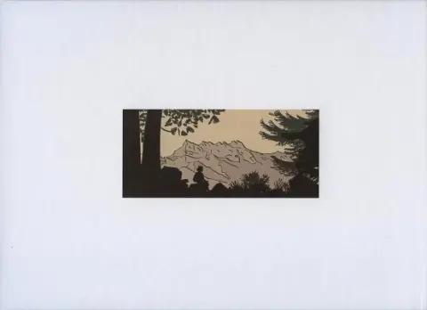 Verso de l'album Champéry été 1863