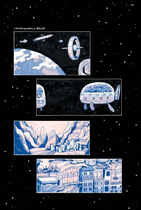 Verso de l'album Les particules infinies