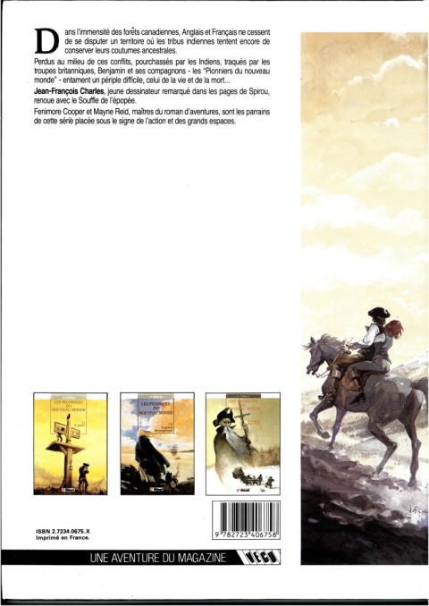 Verso de l'album Les Pionniers du Nouveau Monde Tome 2 Le grand dérangement