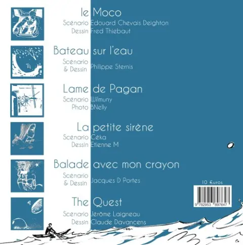 Verso de l'album Conteurs d'Eau