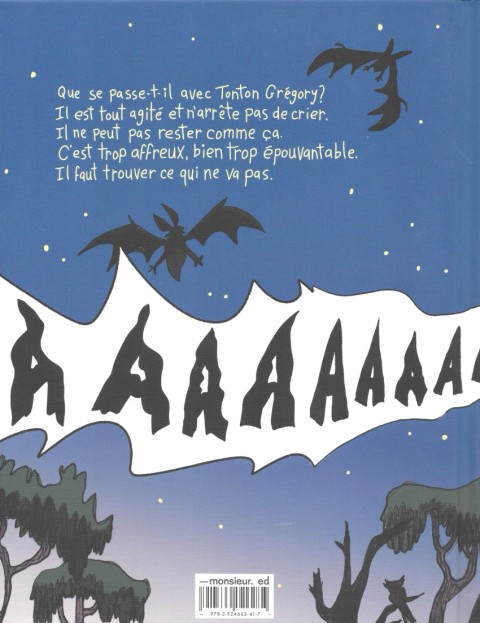 Verso de l'album Le très Long cri de Tonton Grégory