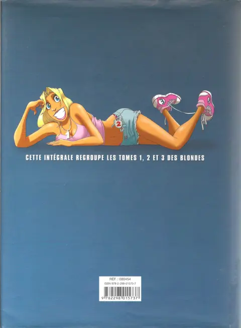 Verso de l'album Les Blondes L'Intégrale Tome 1 à 3