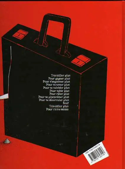 Verso de l'album L'Entreprise m'a tuer