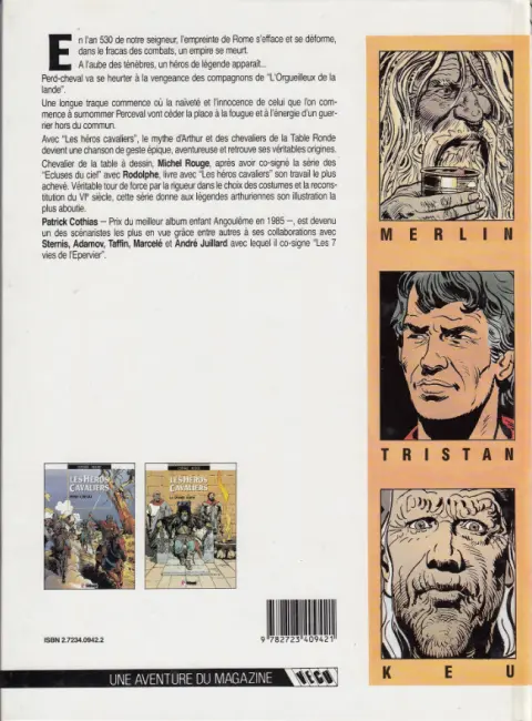 Verso de l'album Les Héros cavaliers Tome 2 La grande ourse
