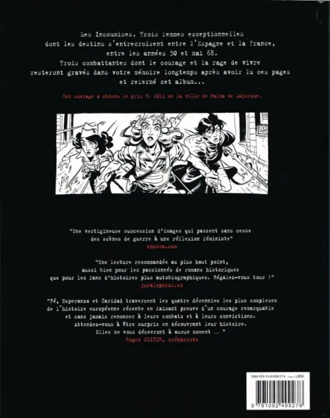 Verso de l'album Insoumises
