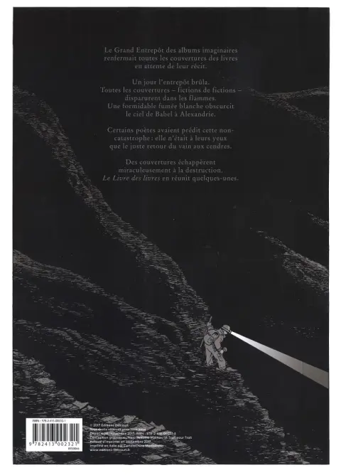 Verso de l'album Le Livre des livres