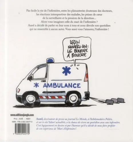 Verso de l'album Le mari de l'infirmière