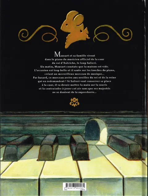 Verso de l'album Mausart 1