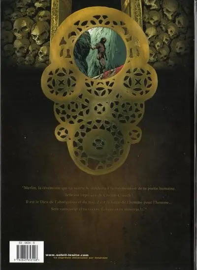 Verso de l'album Merlin Tome 3 Le Cromm-Cruach