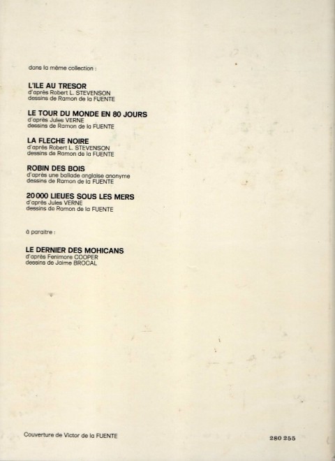 Verso de l'album Michel Strogoff