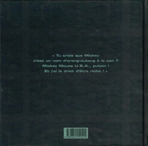 Verso de l'album Mickey Mickey