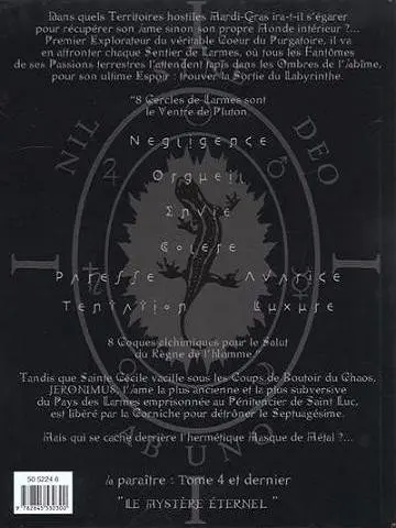 Verso de l'album Monsieur Mardi-Gras Descendres Tome 3 Le pays des Larmes