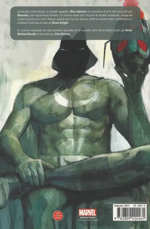 Verso de l'album Moon Knight Tome 1 Vengeur