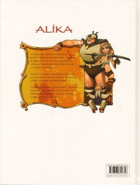 Verso de l'album Alika Tome 1 Les territoires interdits