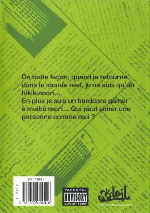 Verso de l'album NHK - Bienvenue dans la NHK 03