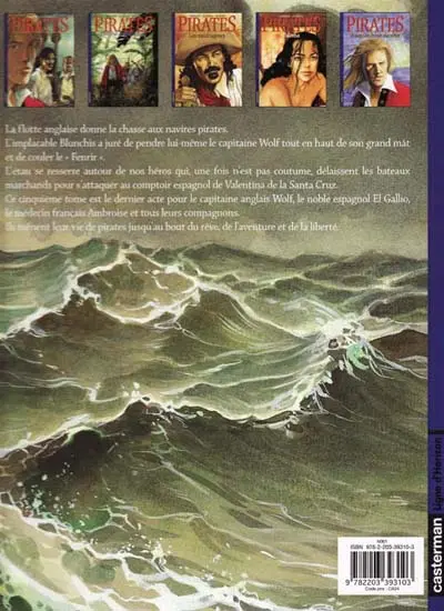 Verso de l'album Pirates Tome 5 Jusqu'au bout du rêve