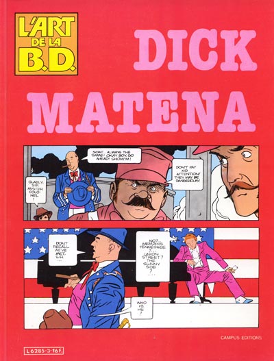 L'Art de la B.D. Tome 3 Dick Matena