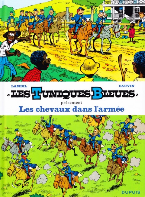 Couverture de l'album Les Tuniques Bleues présentent 2 Les chevaux dans l'armée