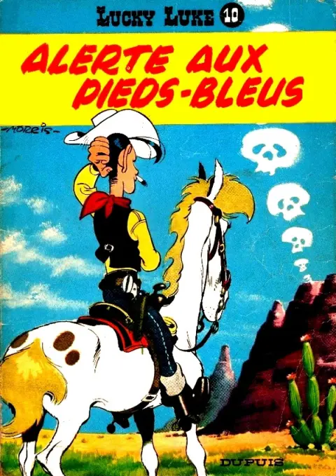 Couverture de l'album Lucky Luke Tome 10 Alerte aux Pieds-Bleus