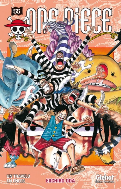 Couverture de l'album One Piece Tome 55 Un travelo en enfer