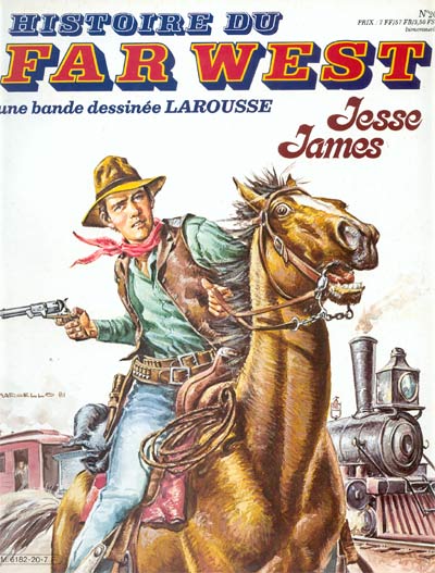 Couverture de l'album Histoire du Far West N° 20 Jesse James