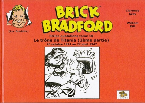 Couverture de l'album Brick Bradford Strips quotidiens Tome 10 Le trône de Titania (2ème partie)