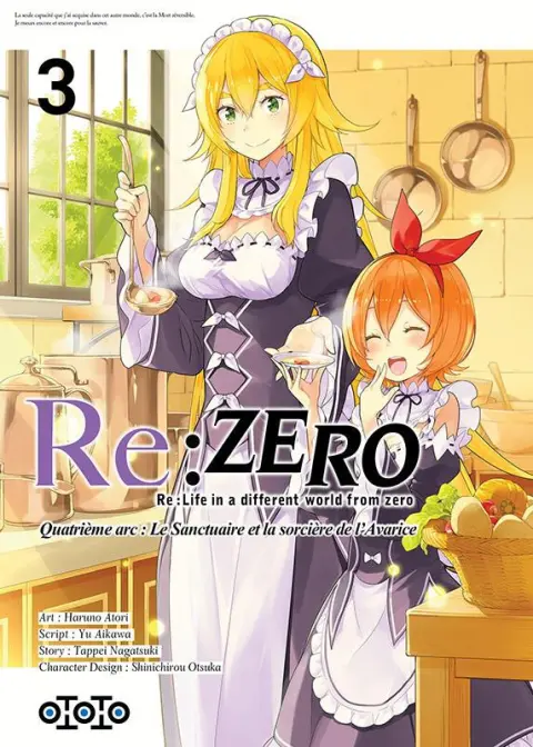 Re:Zero (Re : Life in a different world from zero) Vol. 3 Le Sanctuaire et la Sorcière de l'Avarice
