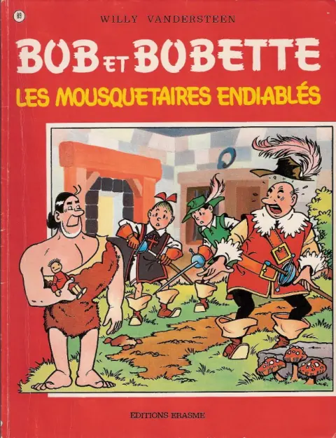 Couverture de l'album Bob et Bobette Tome 89 Les mousquetaires endiablés