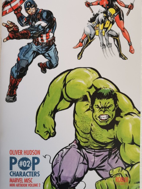 Couverture de l'album Pop characters Volume 2 Marvel Comics Misc Mini Artbook