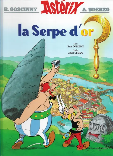 Couverture de l'album Astérix Tome 2 La Serpe d'or