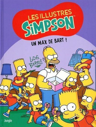 Couverture de l'album Les illustres Simpson 4 Un max de Bart !