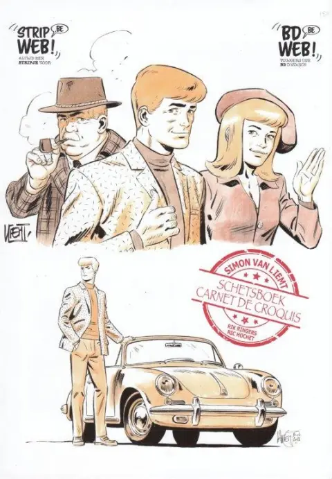 Les nouvelles enquêtes de Ric Hochet Carnet de Croquis - Schetsboek