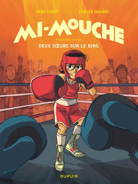 Mi-Mouche Troisième round Deux soeurs sur le ring