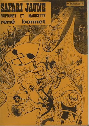 Couverture de l'album Fripounet et Marisette P.B.D.I. Tome 5 Safari Jaune