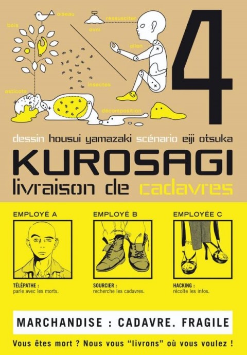 Couverture de l'album Kurosagi, livraison de cadavres 4