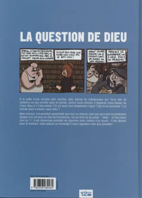 Verso de l'album La Question de Dieu