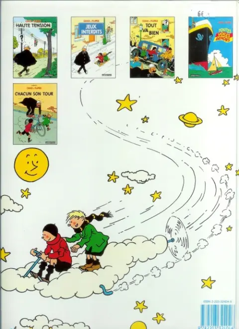 Verso de l'album Quick et Flupke - Gamins de Bruxelles Tome 4 Toutes voiles dehors