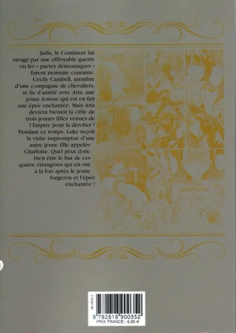 Verso de l'album The Sacred Blacksmith 3