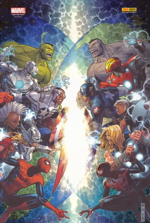 Verso de l'album Secret Wars