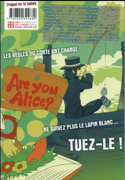 Verso de l'album Are you Alice ? 4