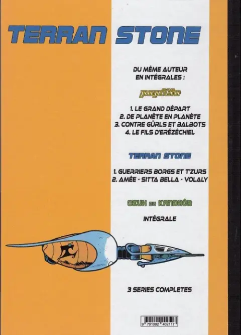 Verso de l'album Terran stone Amée - Sitta Bella - Volaly