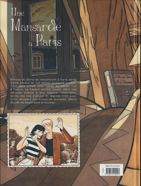 Verso de l'album Une Mansarde à Paris
