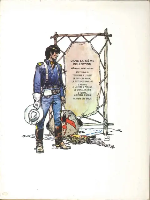 Verso de l'album Blueberry Tome 4 Le cavalier perdu