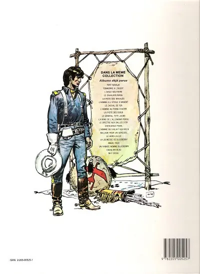 Verso de l'album Blueberry Tome 9 La piste des Sioux